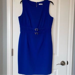 Calvin Klein dress with buckle details